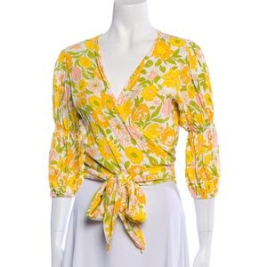 Faithfull the Brand Bisset Wrap Top Jolene